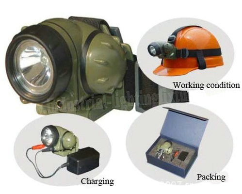 Headlamp СИД 3 ватт Высок-Интенсивности водоустойчивый перезаряжаемые для пожарного