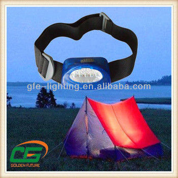 Headlamp водить батареи сухих элементов миниый располагать лагерем с 5PCS белым СИД, 14000MCD