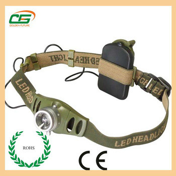 Факел СИД пластмассы 3w reachargeable головной/вел Headlamp 160 люменов