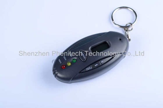 Тестер спирта дыхания цифров Keychain быстрого ABS реакции пластичный, CE