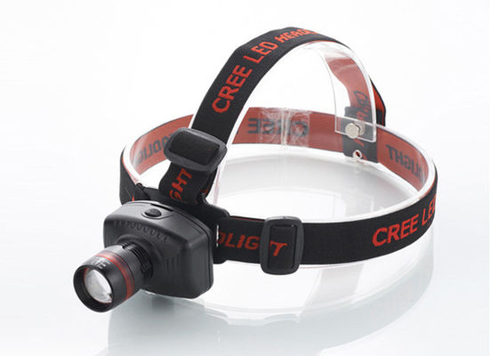 Факел 180LM головки СИД сигнала с красным кольцом, перезаряжаемые headlamp для бежать