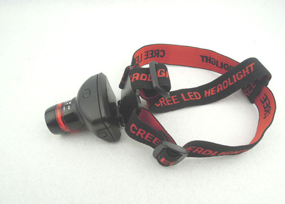 Факел 180LM головки СИД сигнала с красным кольцом, перезаряжаемые headlamp для бежать
